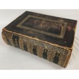 A very large Victorian leather bound The Family Devotional Bible by the Revd Matthew Henry. Dated…