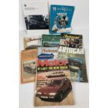 A small collection of vintage 1950's and 60's motoring magazines to include Auto Car and Motor. T…