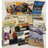 A collection of assorted vintage military related magazines, programmes & newspapers. …