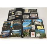 2 vintage holiday albums from 1950's-70's, to British & European destinations. Containing postcar…