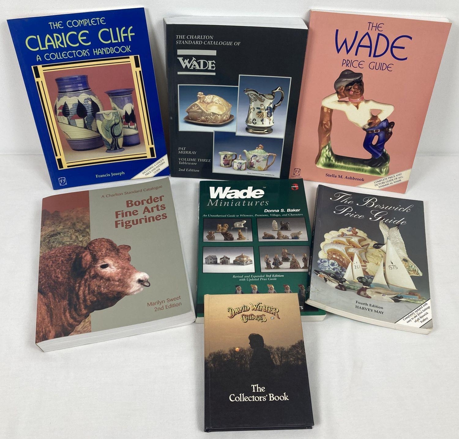 7 assorted collectors catalogues/price guides to include Wade, Clarice Cliff & Beswick. Publications