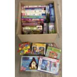 A large box of assorted children's boxed jigsaw puzzles, all complete. To include: Disney Princesses