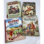 4 x 1950's Rupert Bear books. Comprising: The Rupert Picture Story Book, 2 Daily Express Annuals and