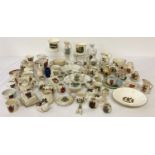 A quantity of assorted vintage crested ware ceramics to include Goss, Arcadian & Swan China.