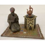 After Bergman - a cold painted Arabian style inkwell.