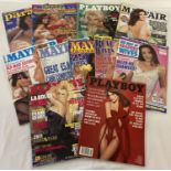 11 assorted adult erotic magazines, to include Playboy and Mayfair.