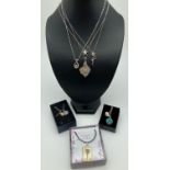 8 modern design costume jewellery pendant necklaces in varying designs. To include examples by: