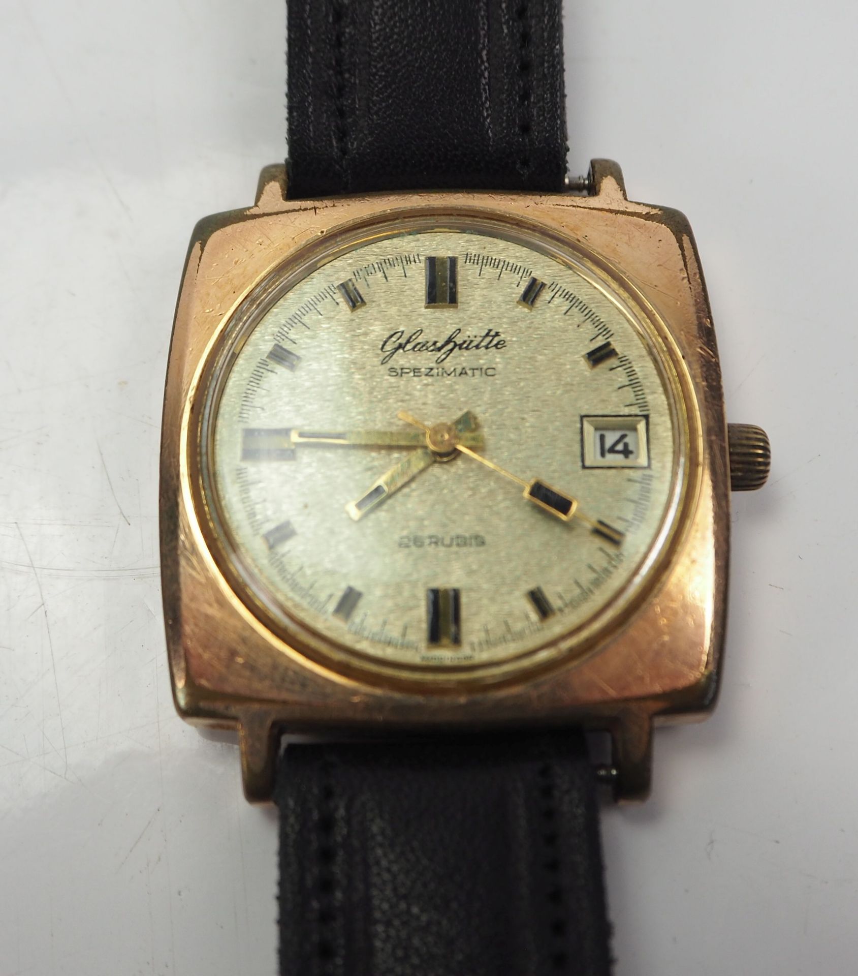 Glashütte: Armbanduhr. - Image 2 of 4