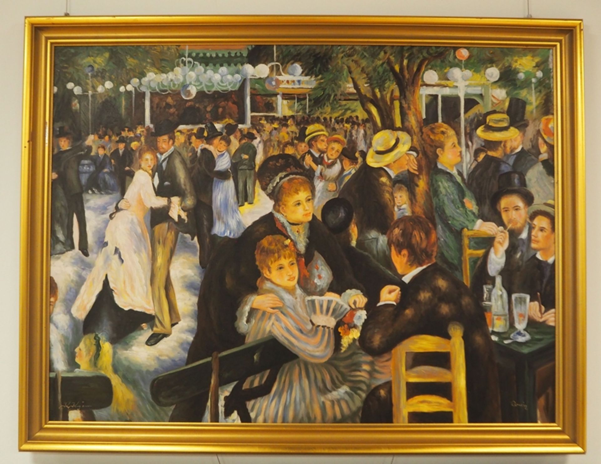 Konrad Kujau: "Bal du moulin de la Galette" nach Auguste Renoir.