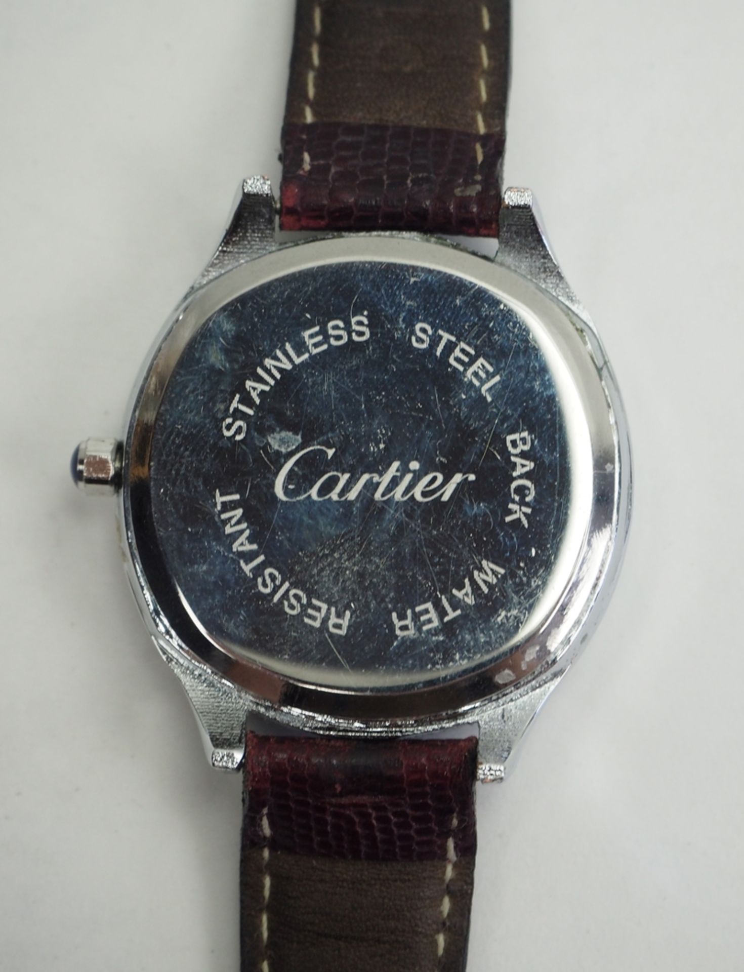Cartier: Damenarmbanduhr. - Bild 3 aus 4