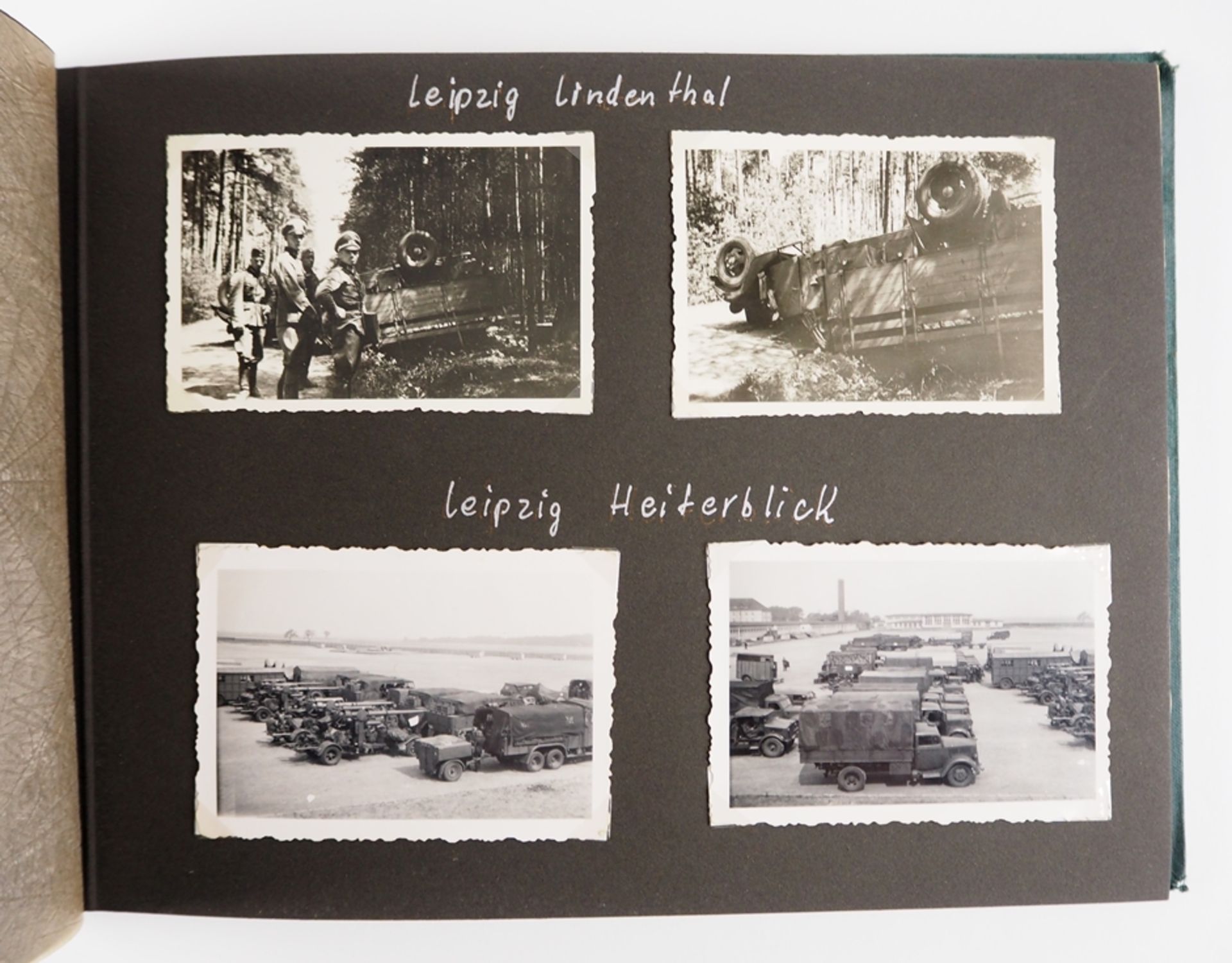 Wehrmacht: Fotoalbum der 2./ Kraftfahr-Abteilung Leipzig. - Bild 5 aus 6