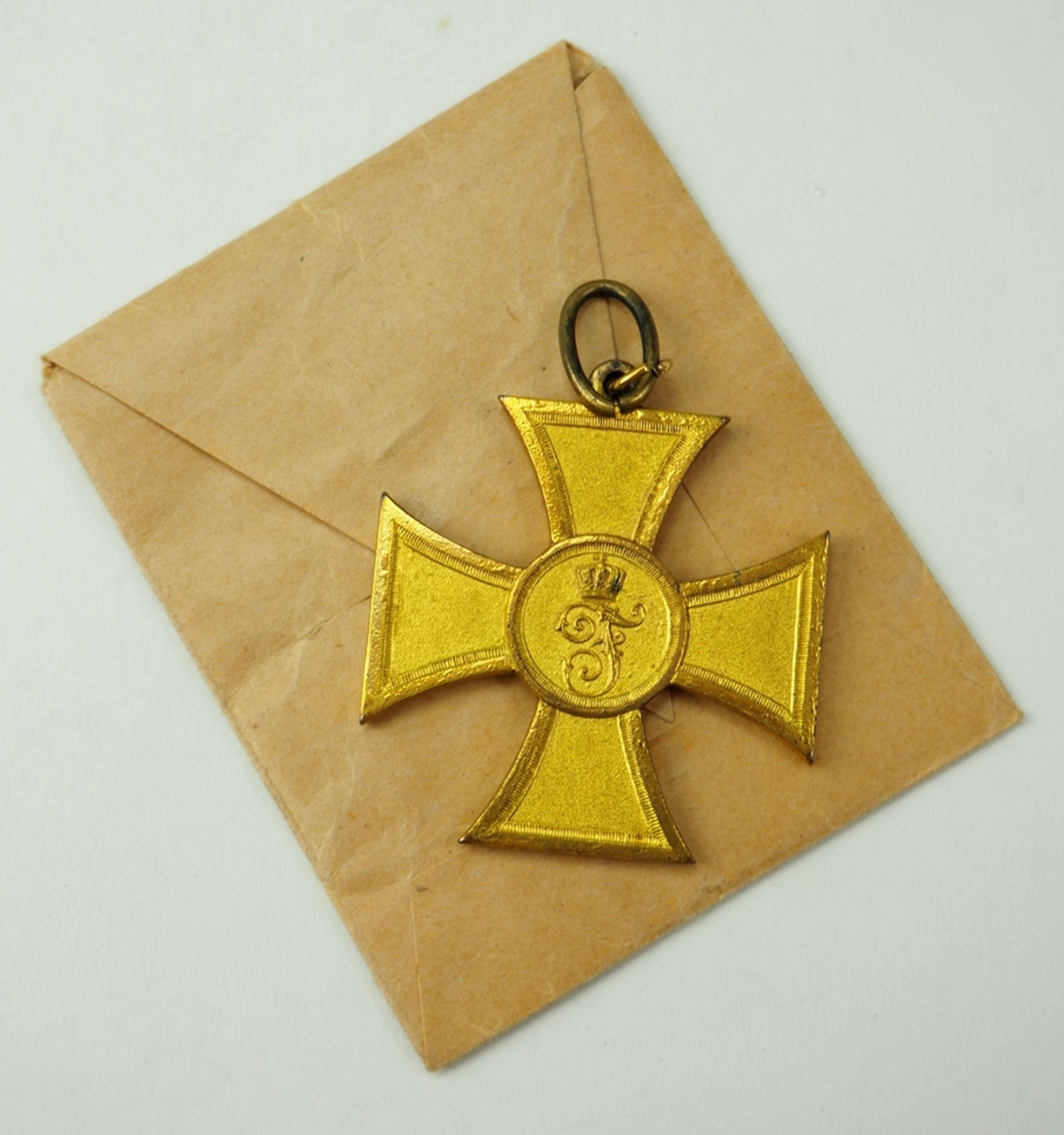 Baden: Kreuz für freiwillige Kriegshilfe 1914/16, in Tüte. - Bild 2 aus 2