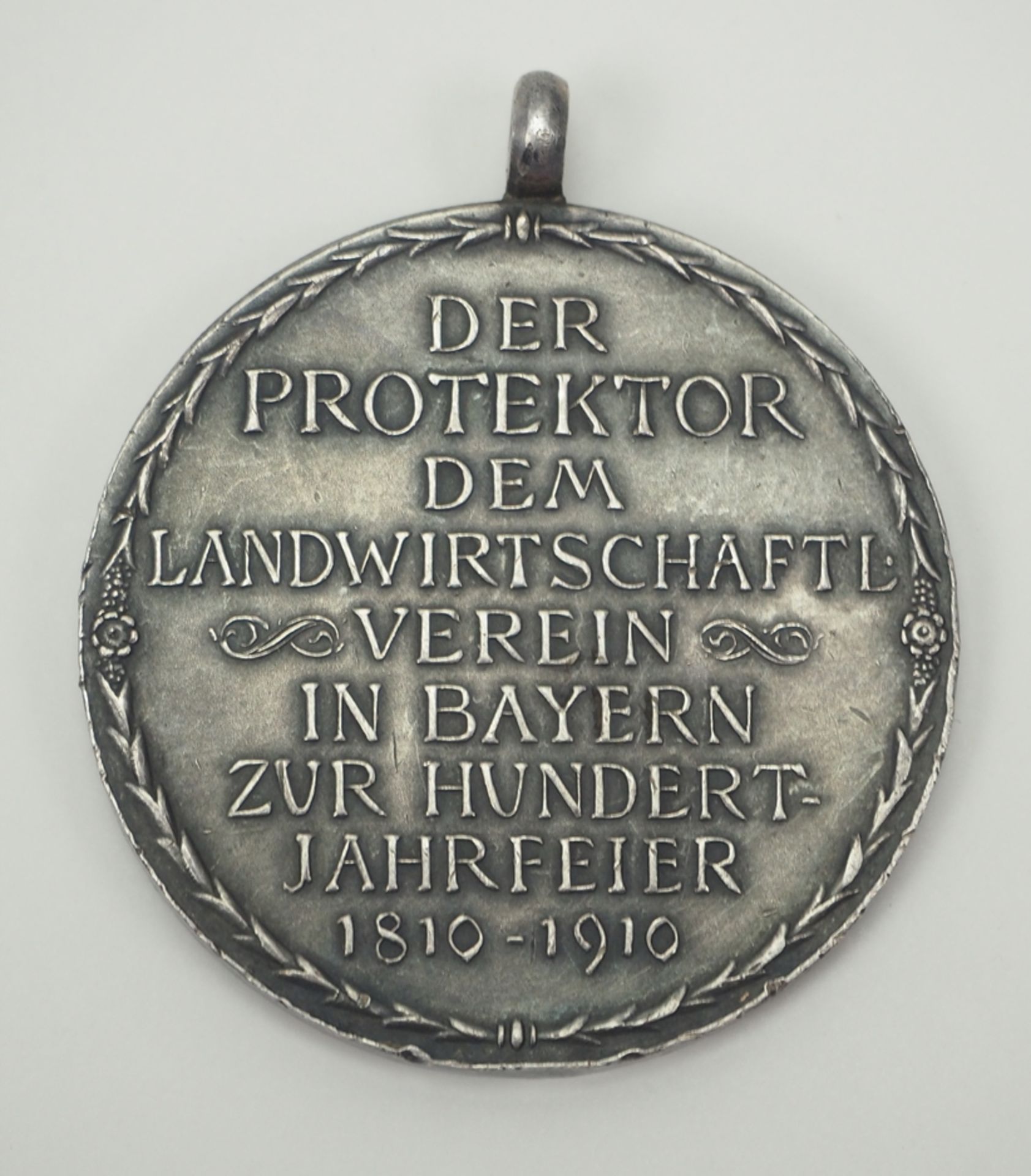 Bayern: Landwirtschaftliche Jubiläumsmedaille (1910), in Silber. - Image 3 of 3