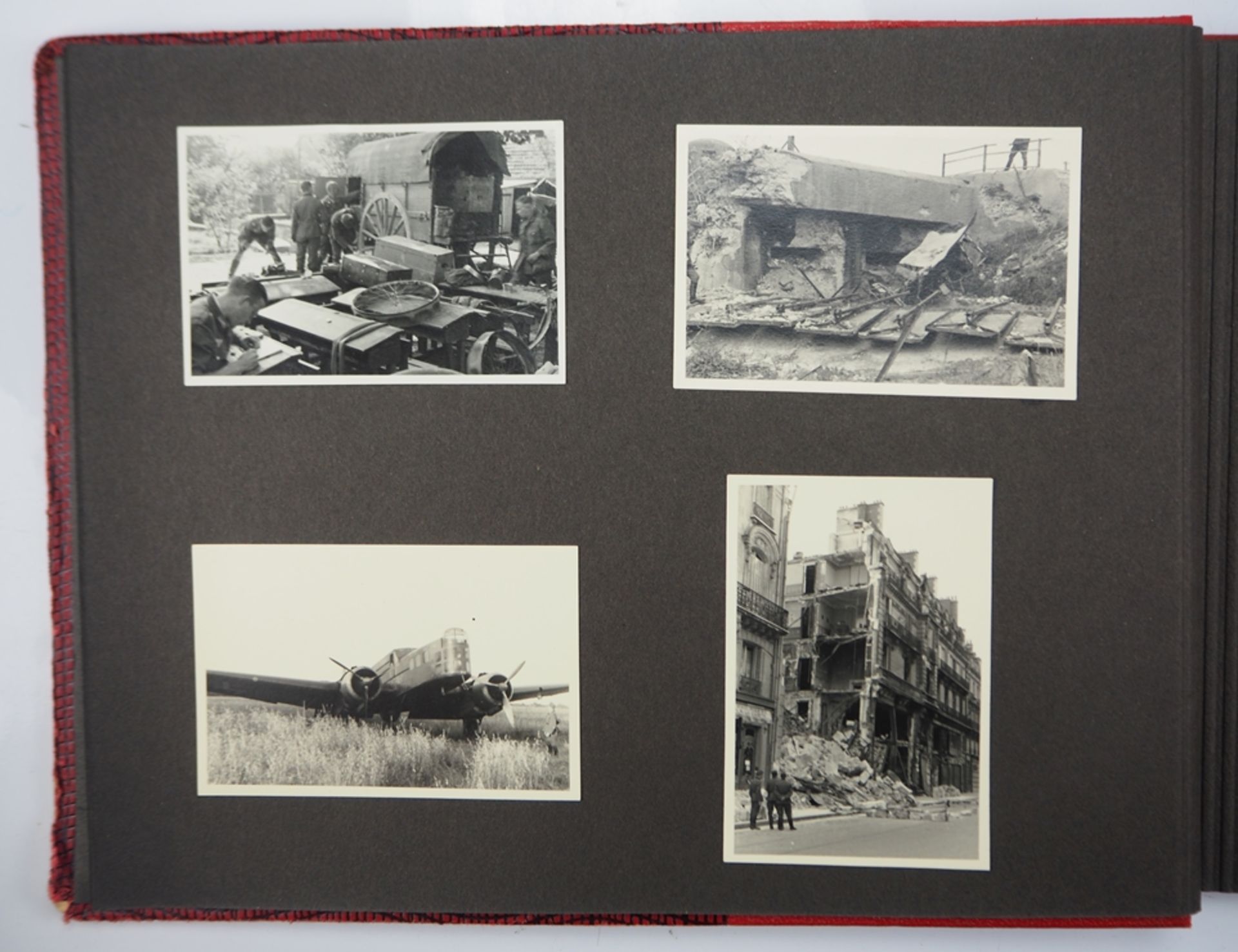 Wehrmacht: Fotoalbum Westfeldzug. - Bild 8 aus 8