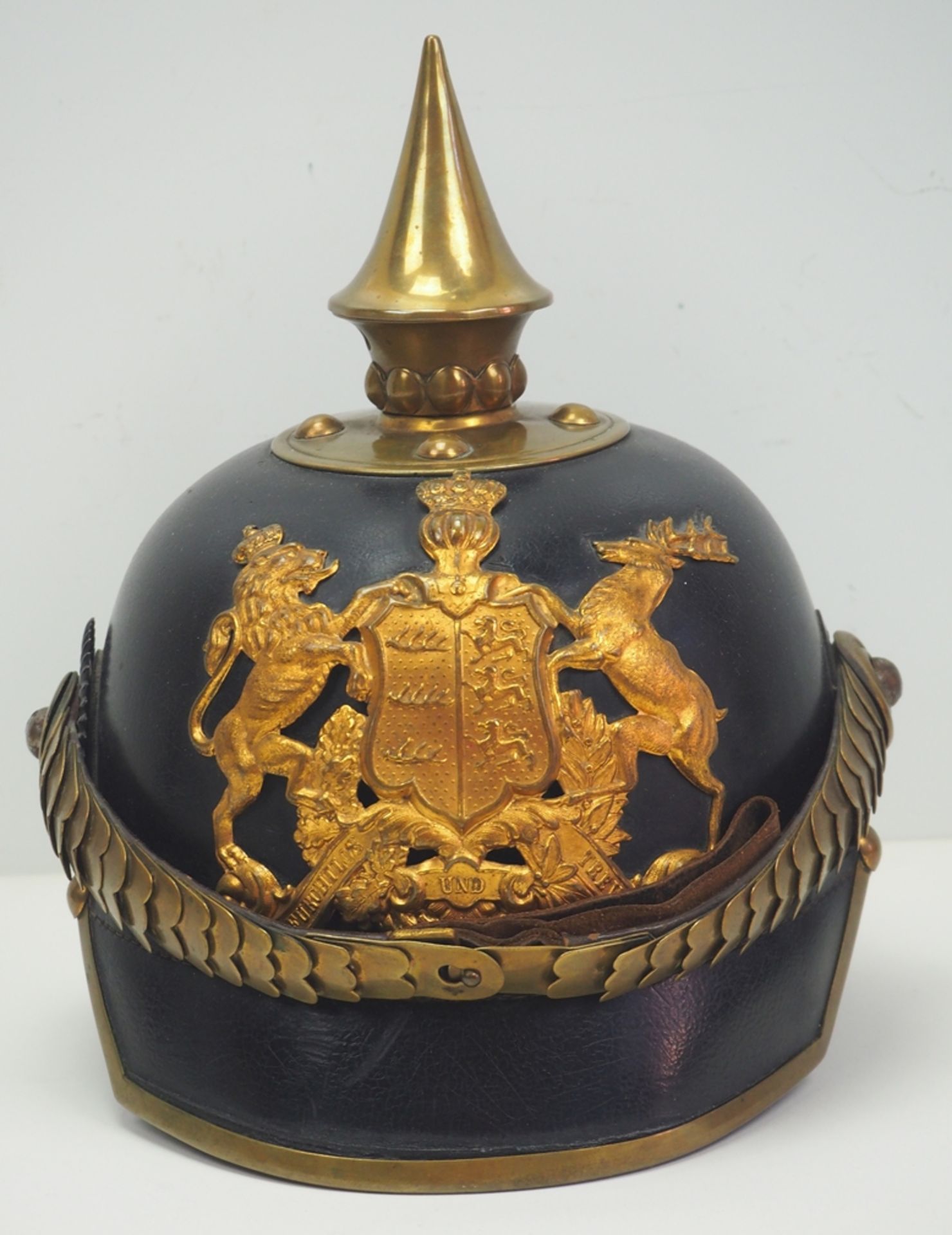 Württemberg: Pickelhaube für Gendarmen. - Bild 2 aus 6