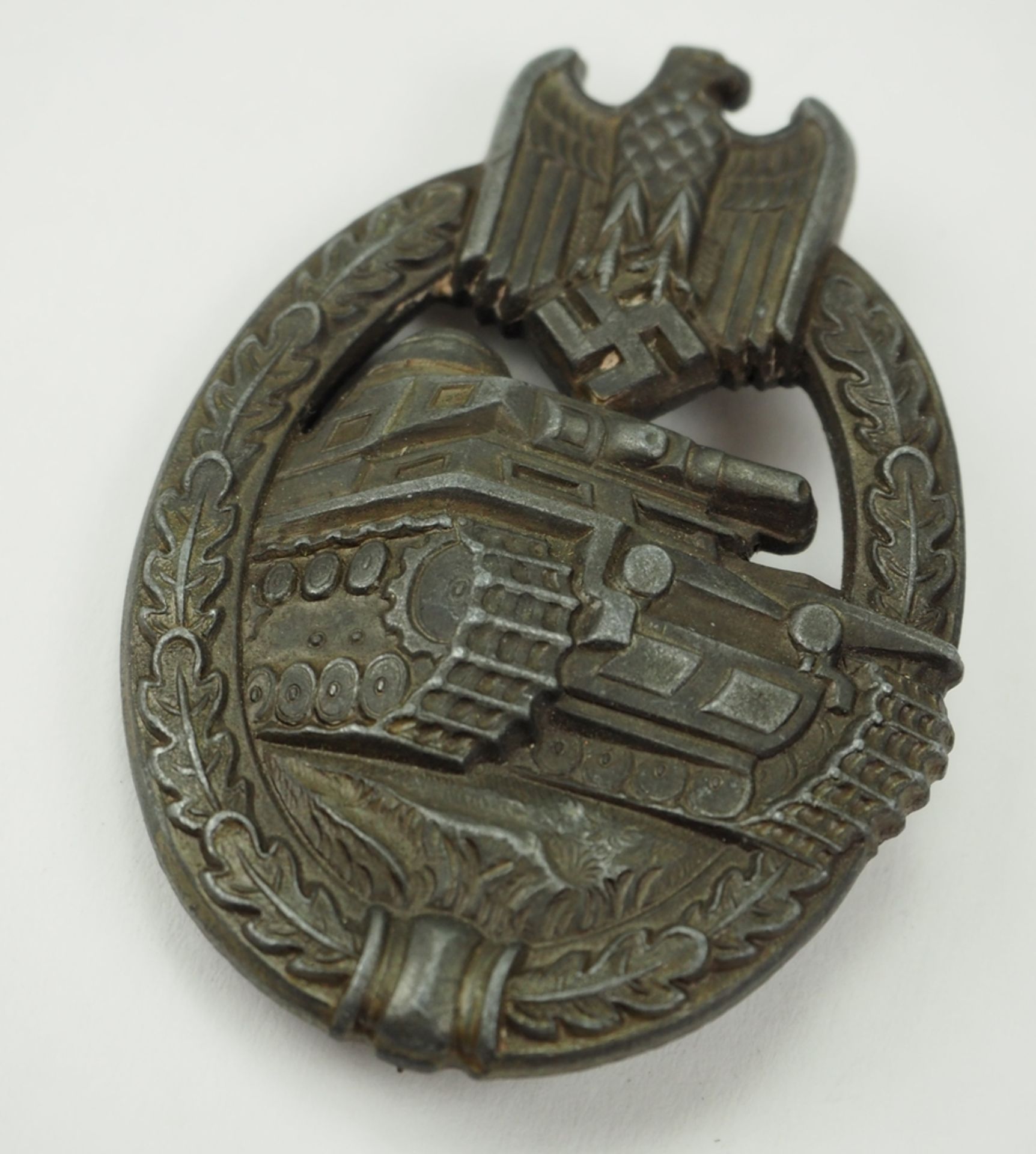 Panzerkampfabzeichen, in Bronze. - Bild 2 aus 3