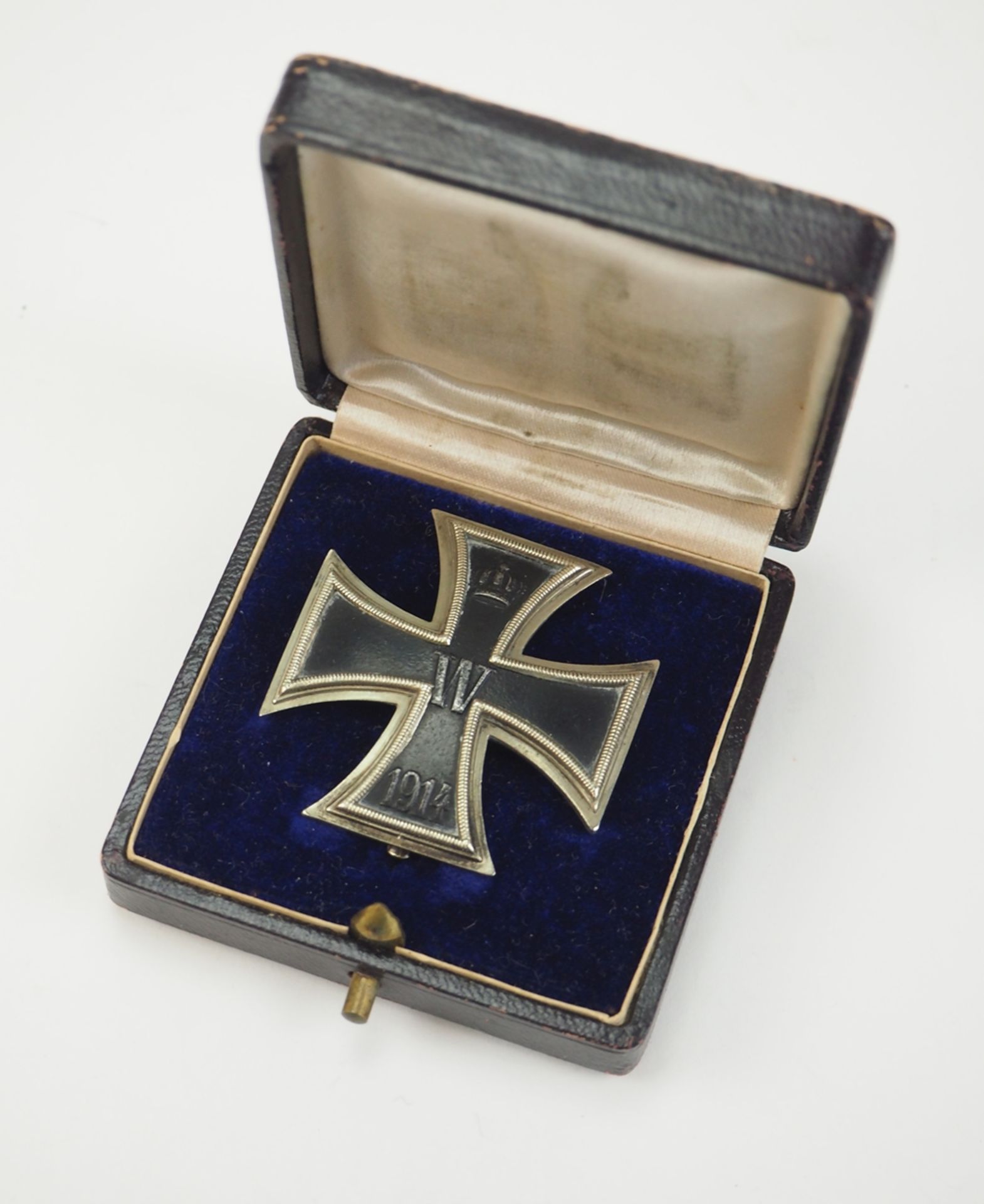 Preussen: Eisernes Kreuz, 1914, 1. Klasse, im Etui - Quadrat Punze.