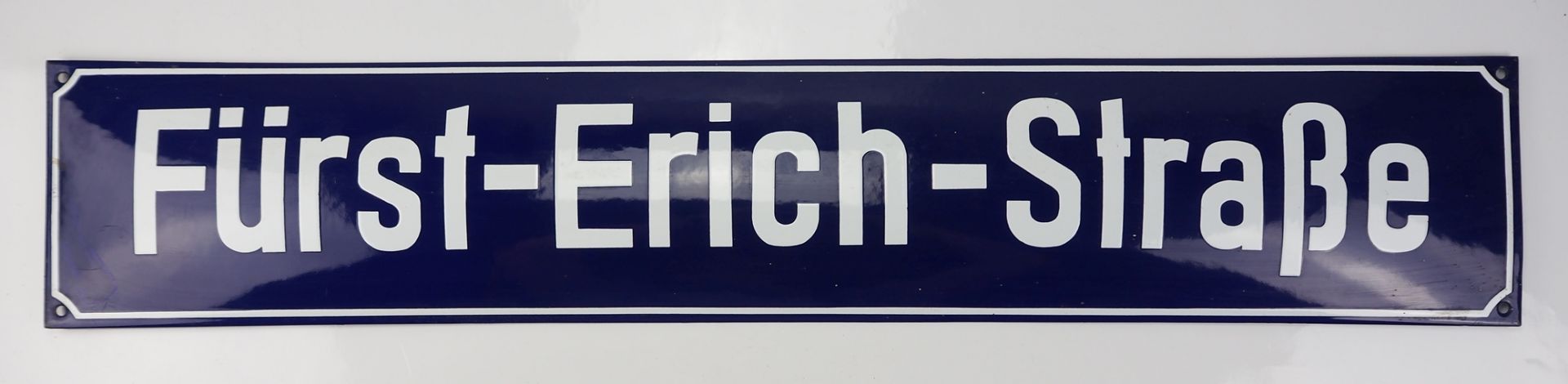 Fürst-Erich-Straße - Straßenschild.