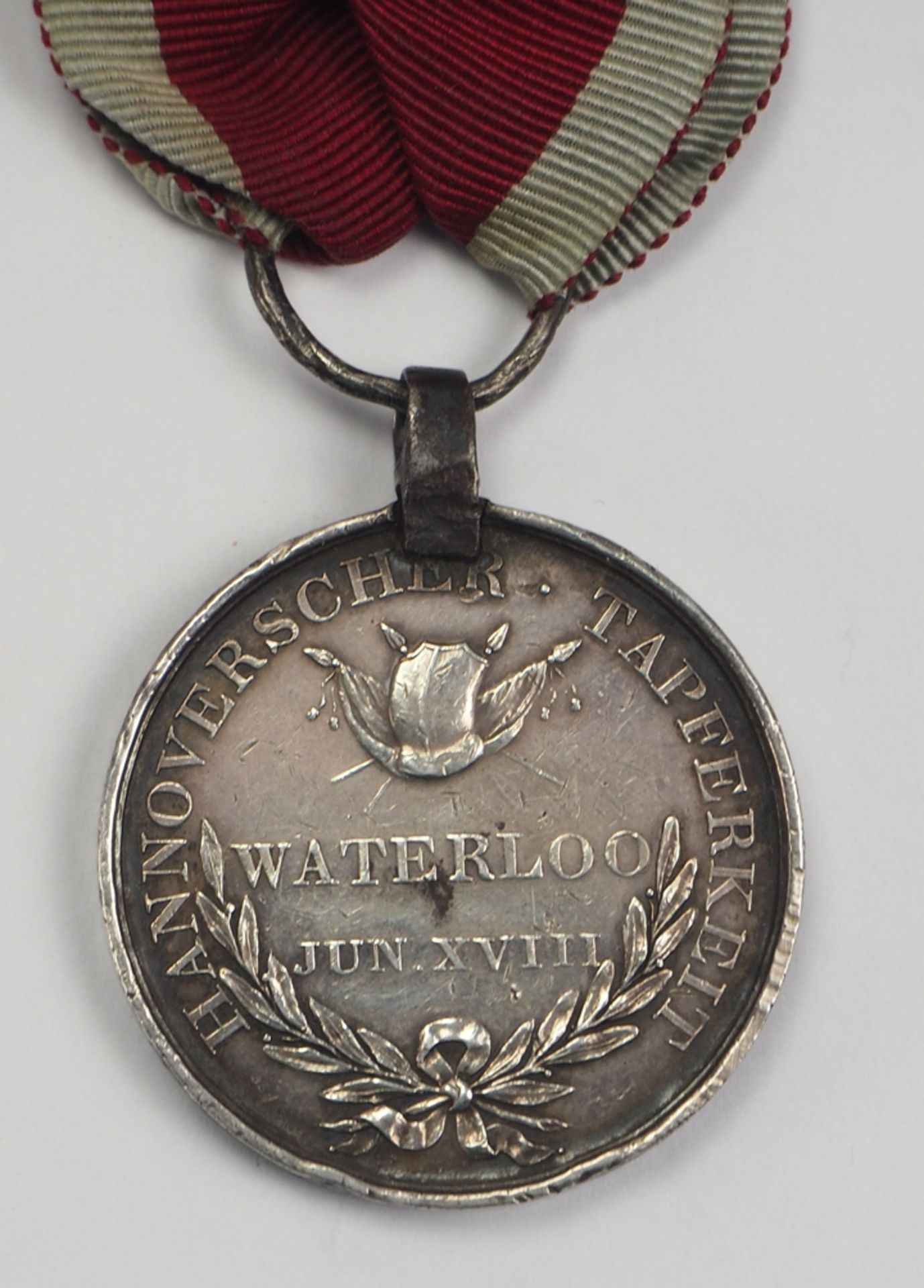 Hannover: Waterloo-Medaille eines Soldaten des Landwehr Bataillons Bremervoerde - Bild 4 aus 4