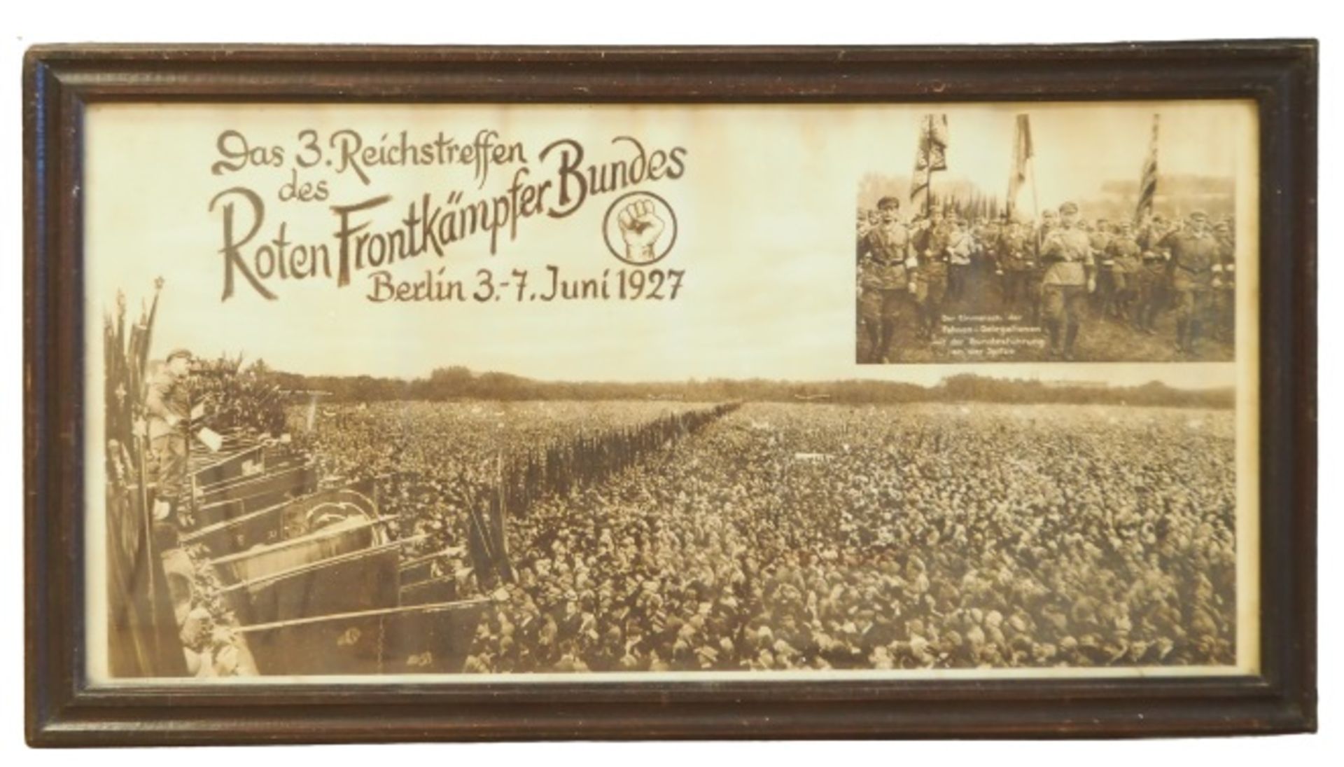 Offizielles Erinnerungsfoto des 3. Reichstreffen 1927.