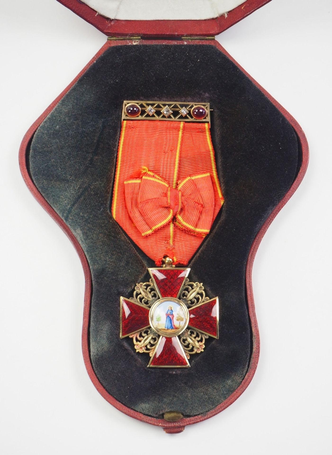 Russland: Orden der heiligen Anna, 2. Modell (1810-1917), 3. Klasse, im Etui -