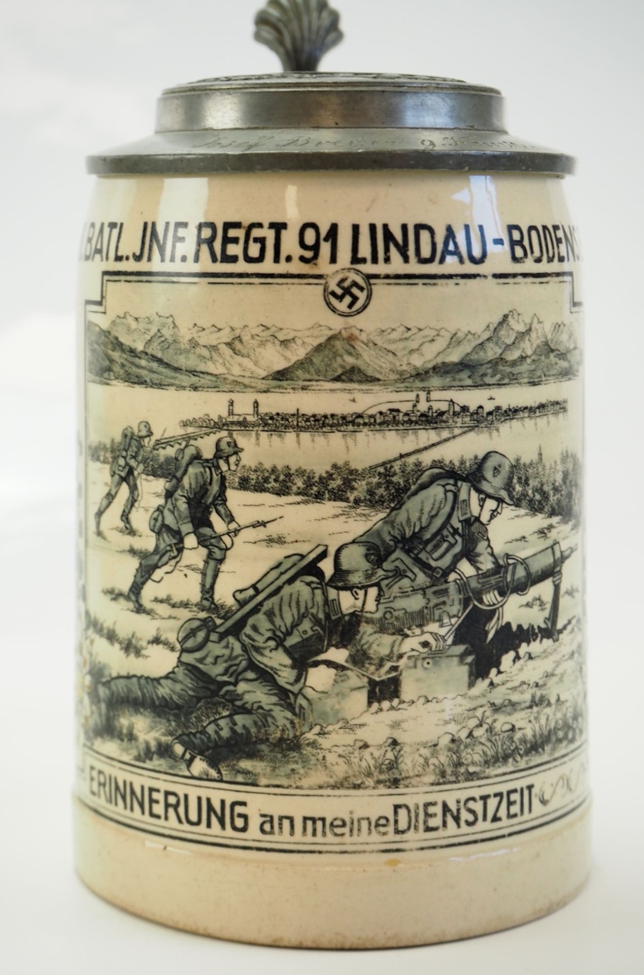 Reservistenkrug III. Batl. Infanterie-Regiment 91 - Lindau-Bodensee.