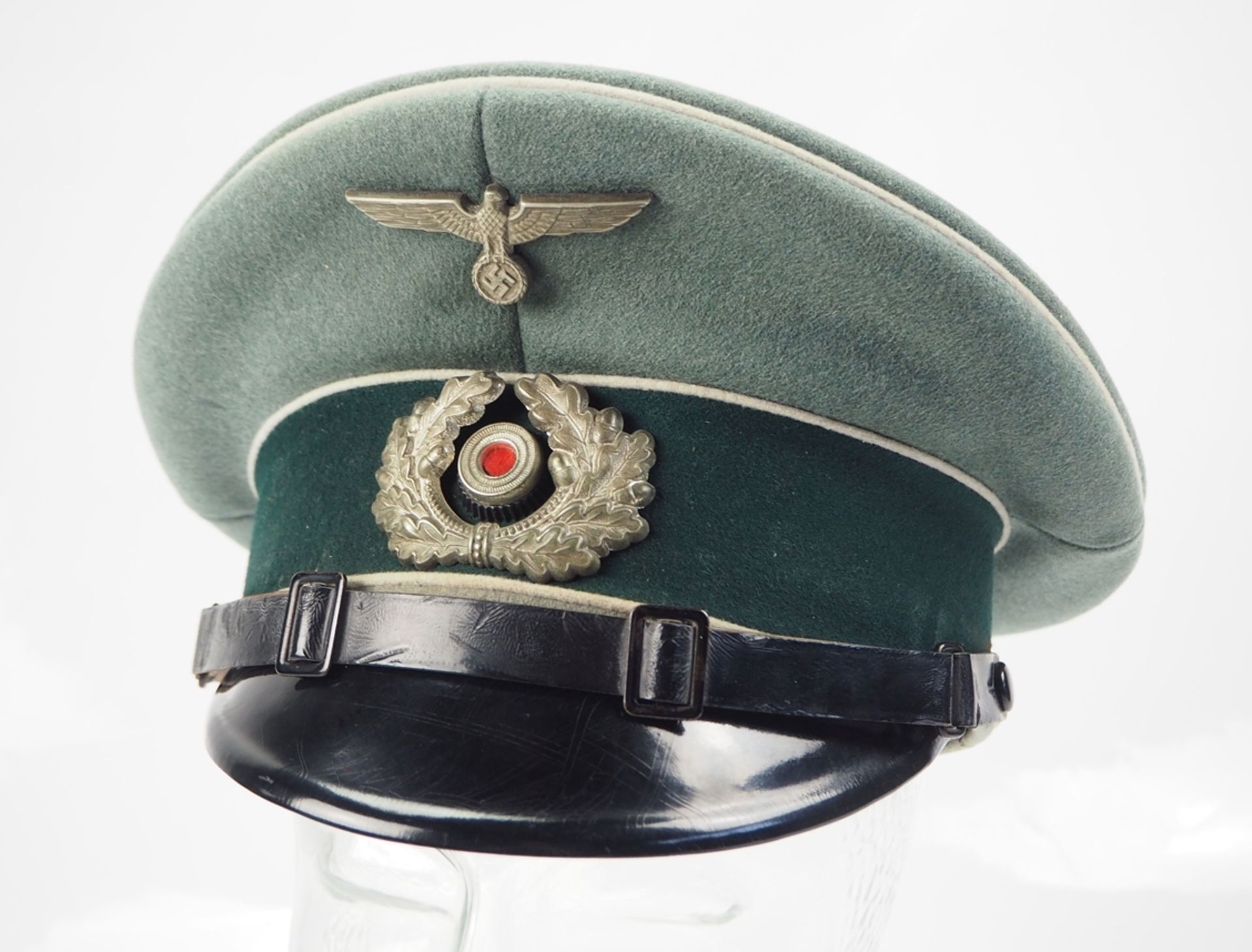 Wehrmacht: Schirmmütze, für Mannschaften, der Infanterie. - Bild 3 aus 6