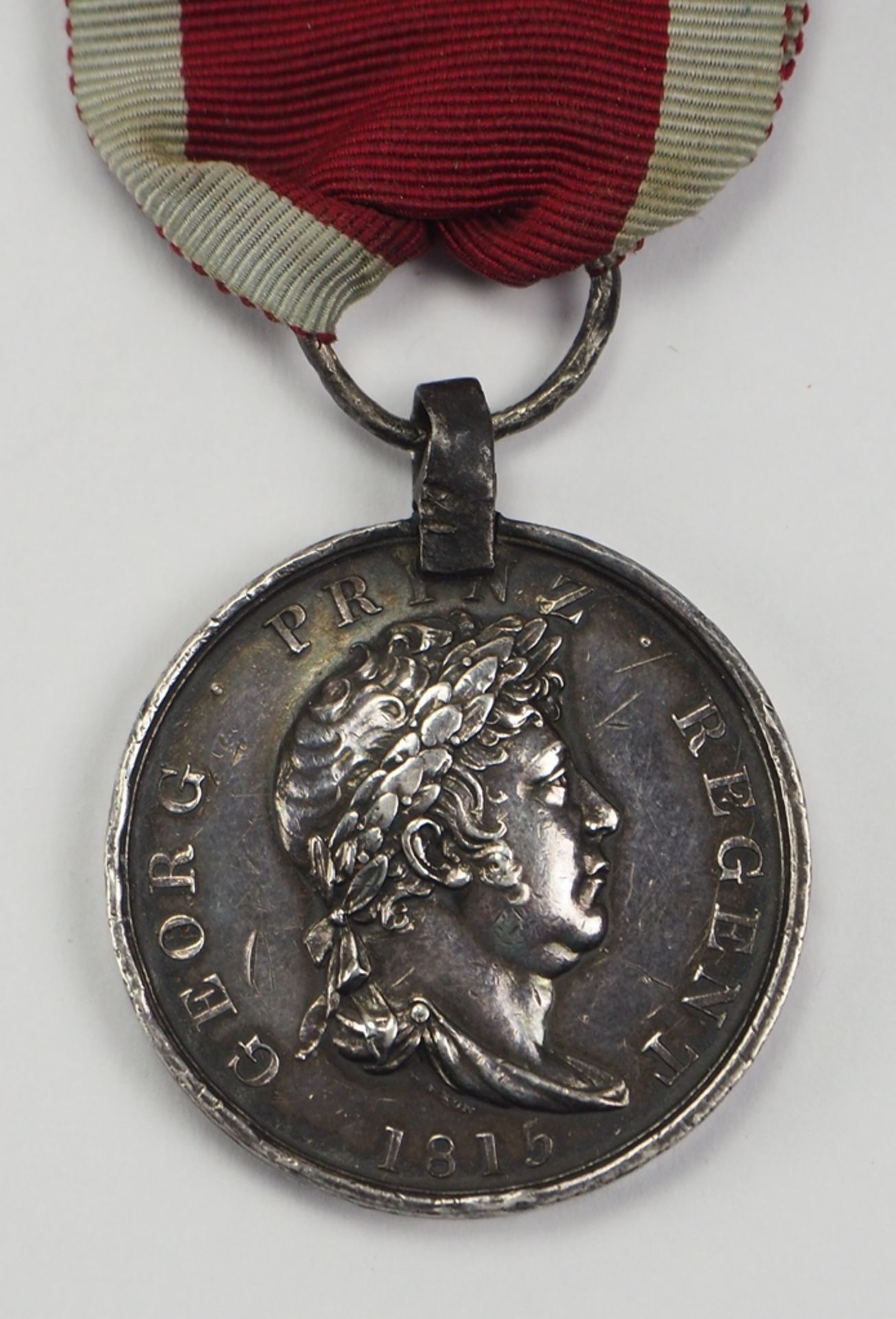 Hannover: Waterloo-Medaille eines Soldaten des Landwehr Bataillons Bremervoerde