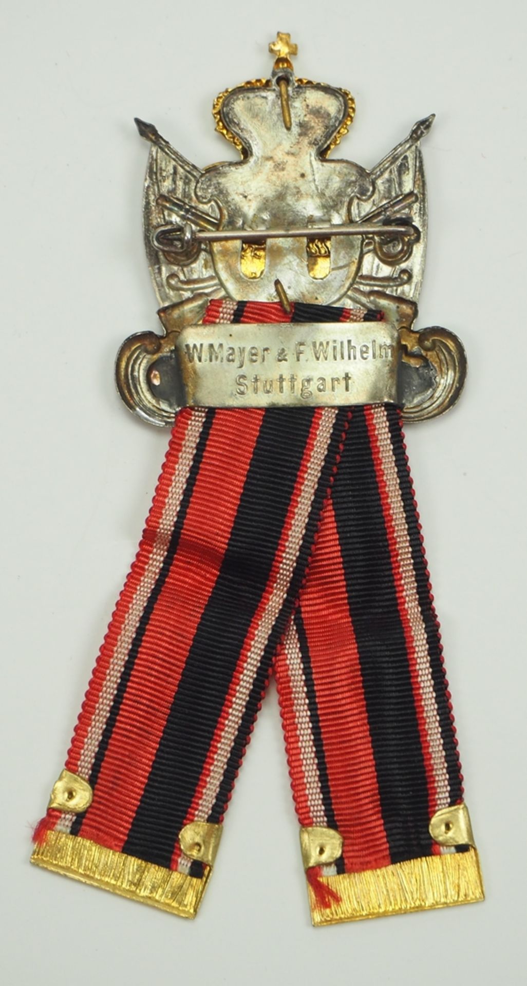Generalmajor Karl Sauter - Württembergischer Kriegerbund, Mitgliedsabzeichen al - Image 2 of 2