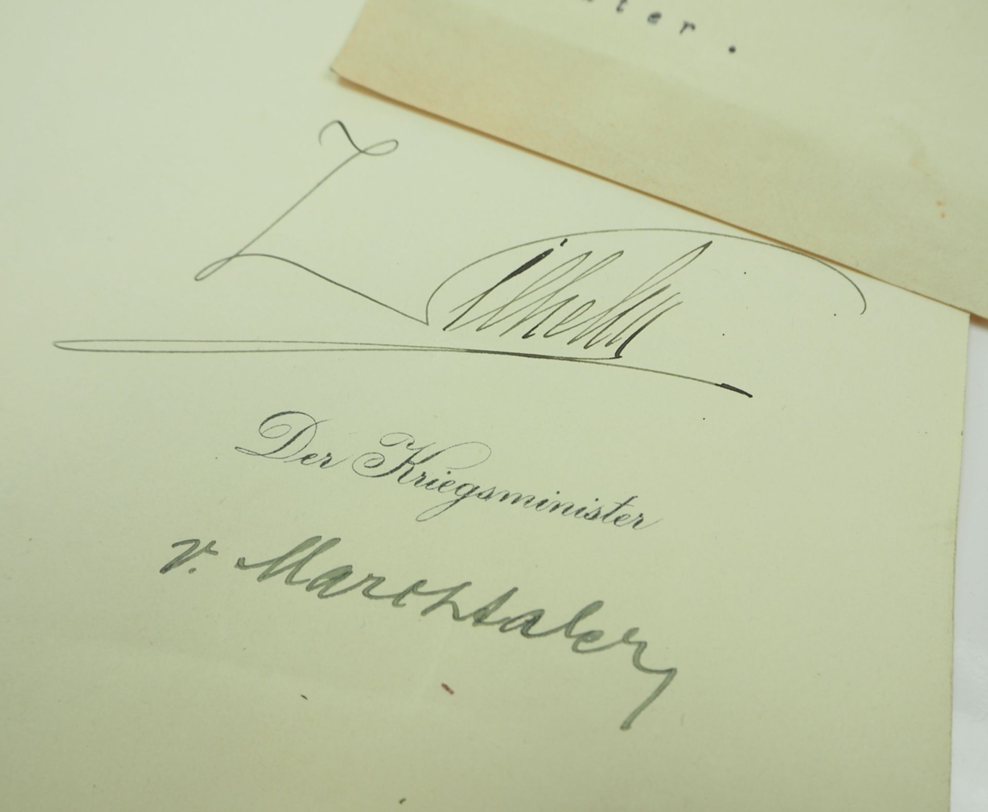 Generalmajor Karl Sauter - Beförderungs Patente. - Image 2 of 2