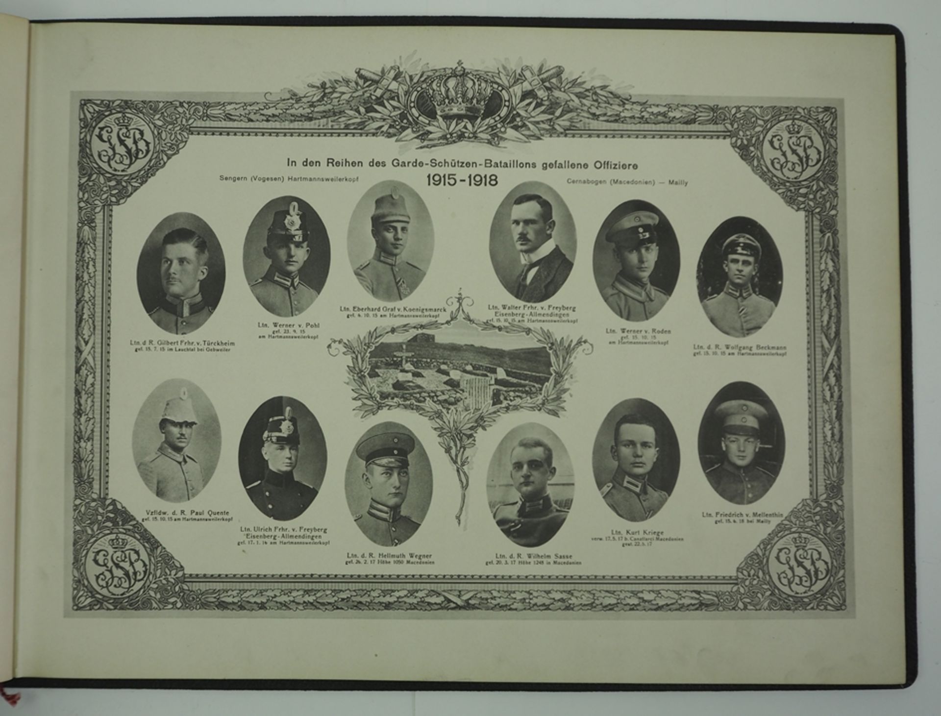 Die Gefallenen des Kgl. Preussischen Garde-Schützen-Bataillon und seiner Kriegsformationen 1914-191 - Bild 4 aus 5