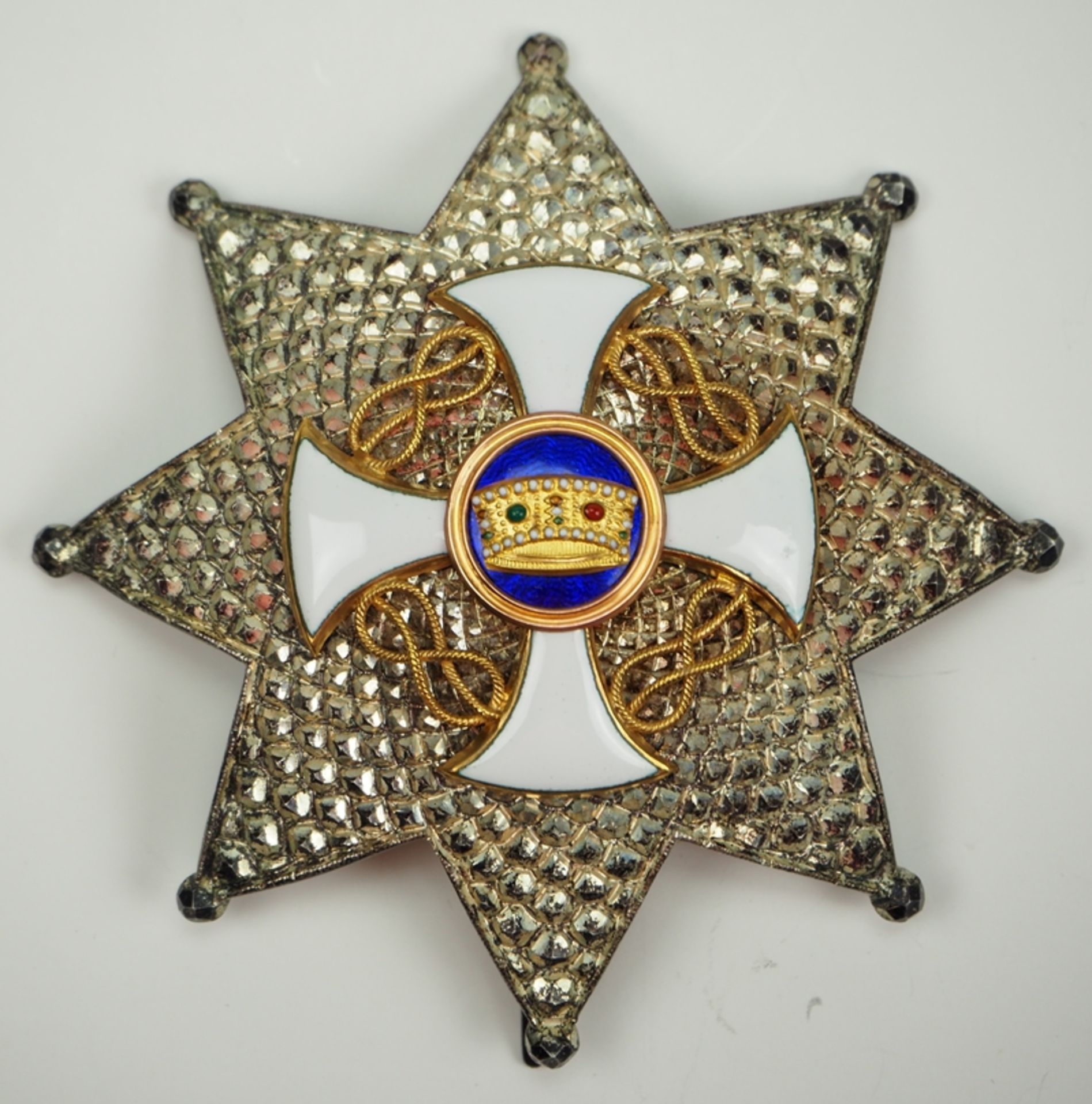 Italien: Orden der Krone von Italien, Komtur Stern.