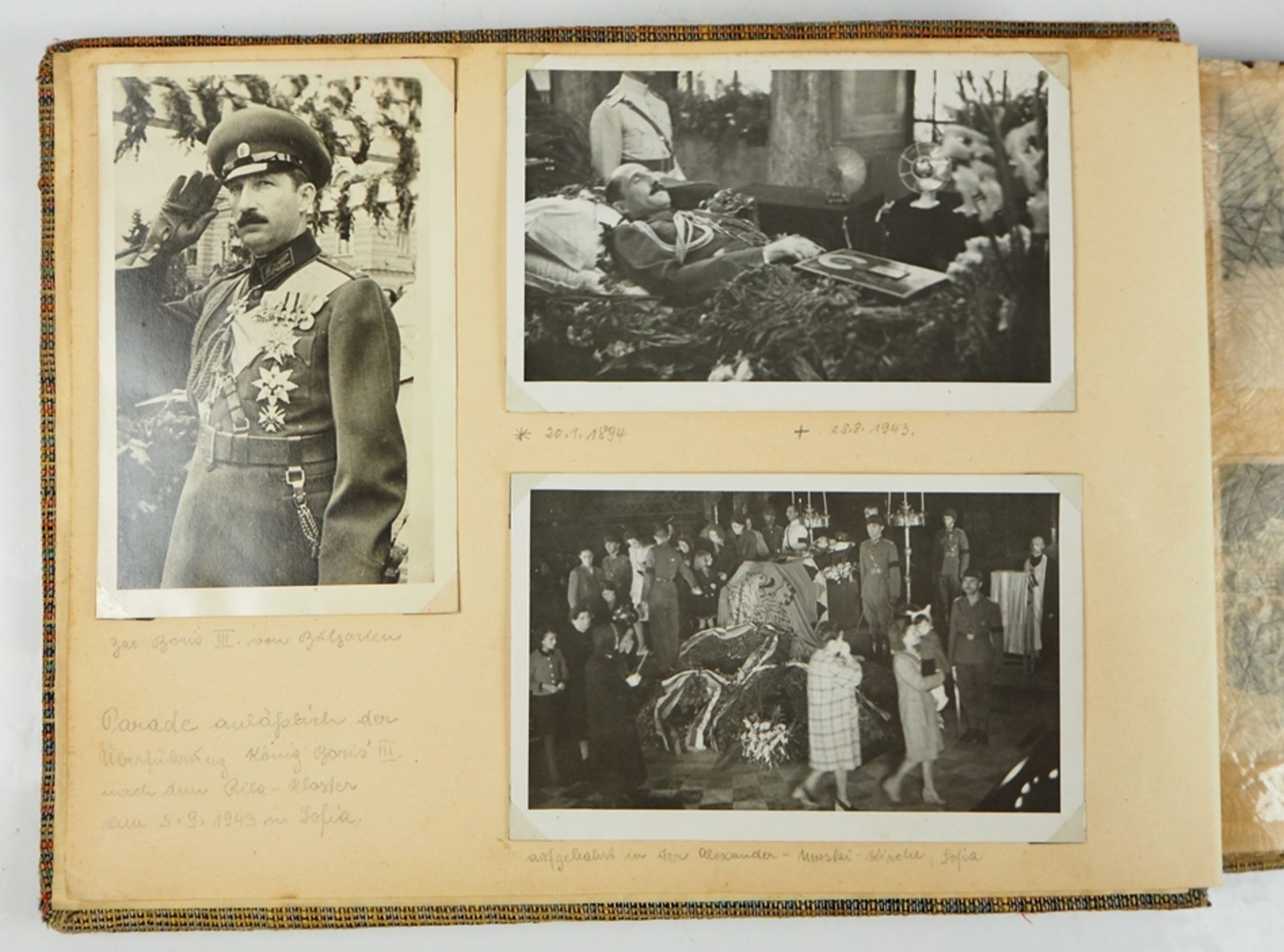 Bulgarien: Fotoalbum der Beisetzungsfeierlichkeiten des Zaren Boris III.