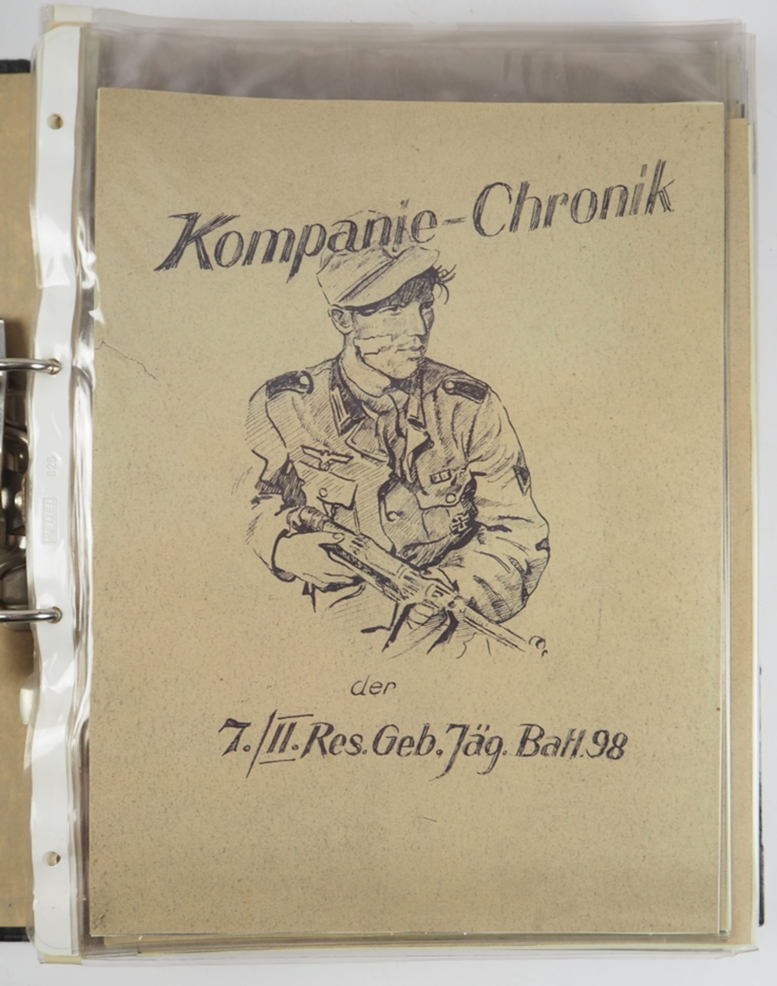 7./ II. Res. Geb. Jäg. Batl. 98 - Kompanie-Chronik.