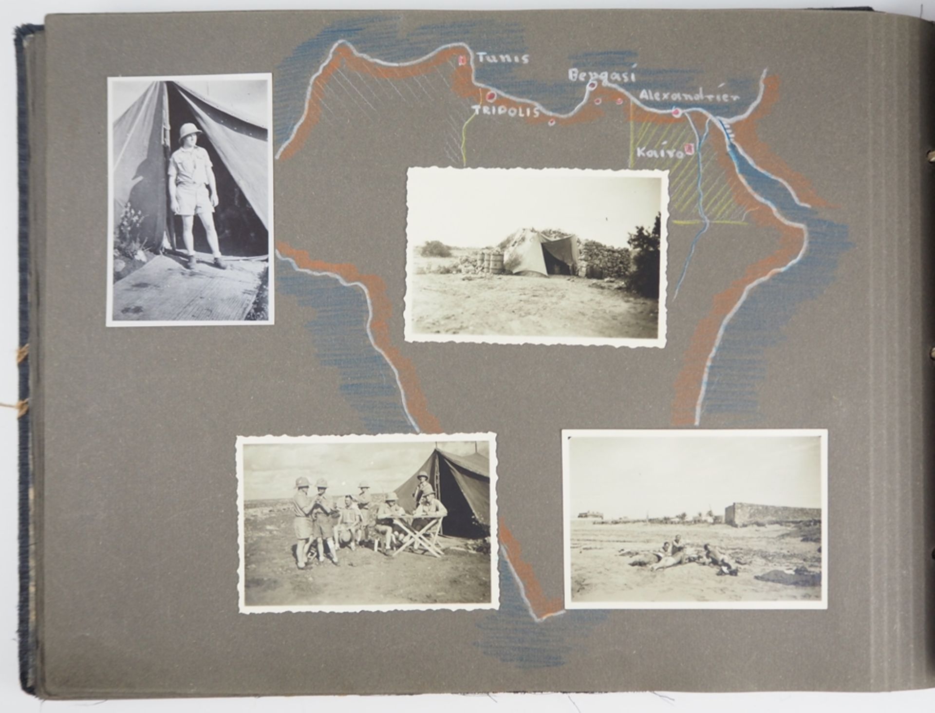 Luftwaffe: Fotoalbum eines Soldaten der Südfront und Afrika. - Image 5 of 7