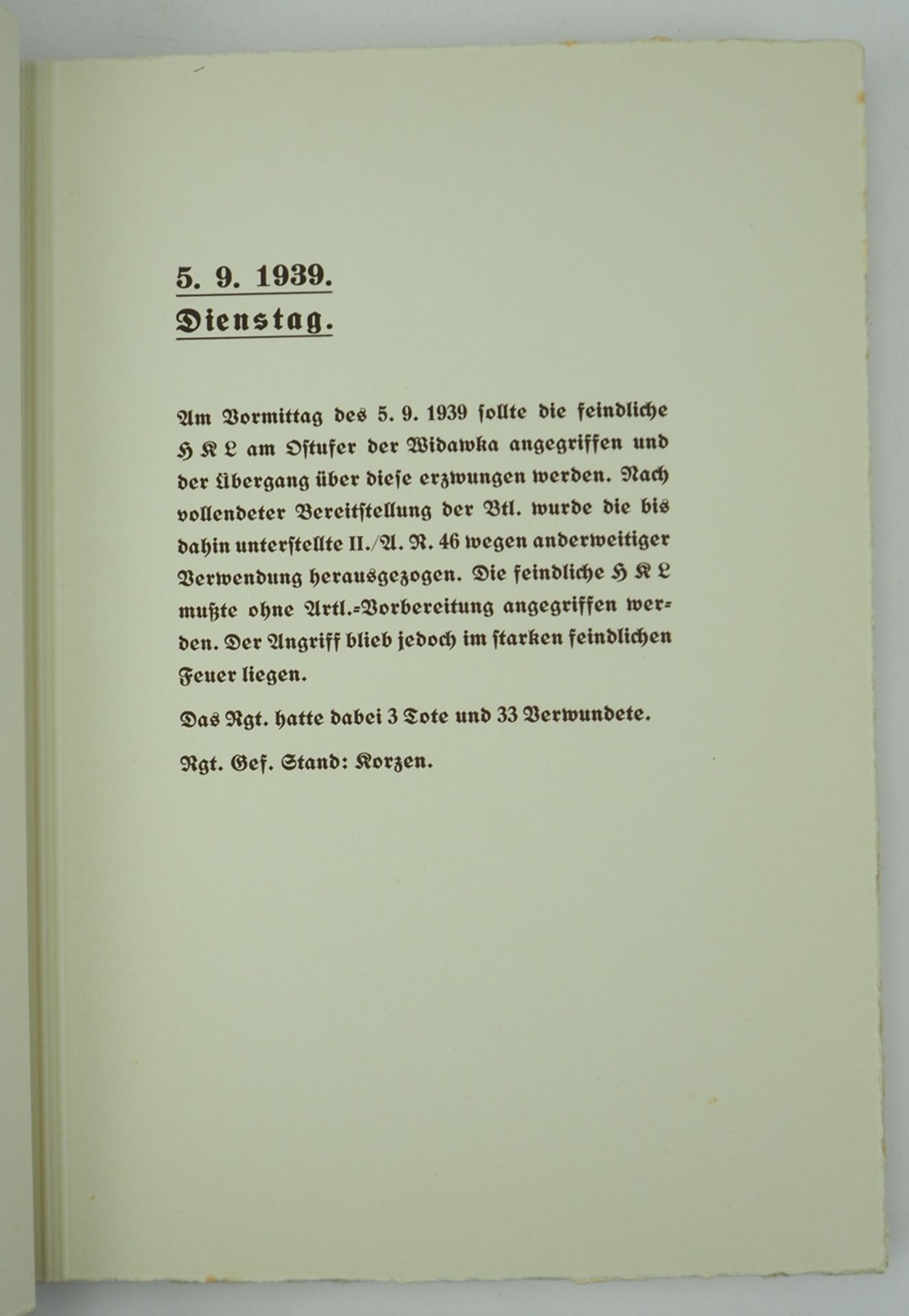 Kriegstagebuch der Leibstandarte SS Adolf Hitler - 31.8-3.10.1939 während des Feldzuges in Polen. - Image 7 of 8