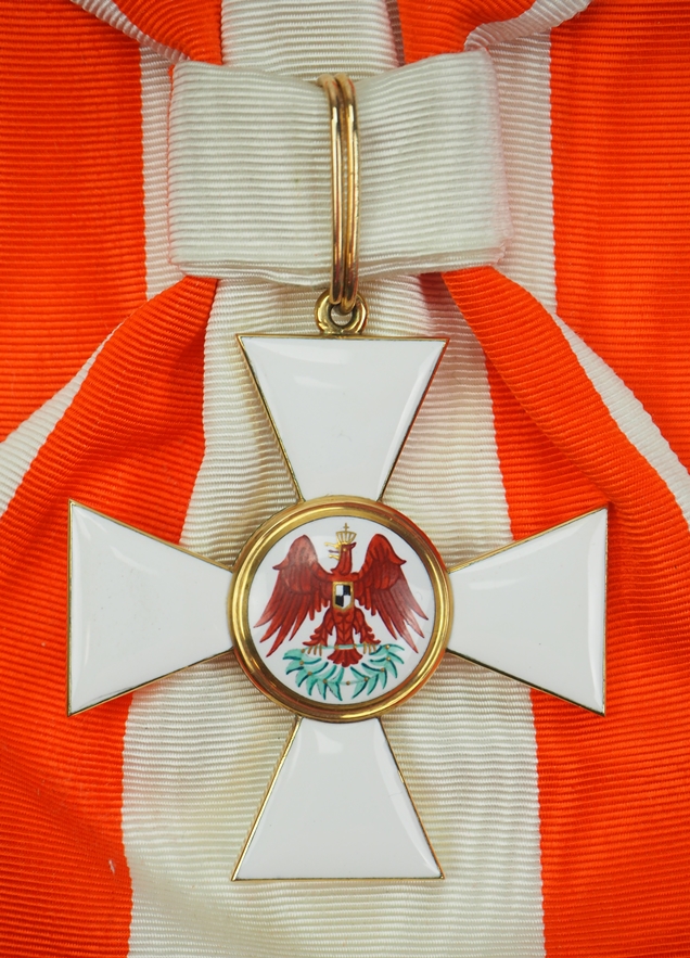 Medaillon Roter Adler Orden Preussen emailliert 