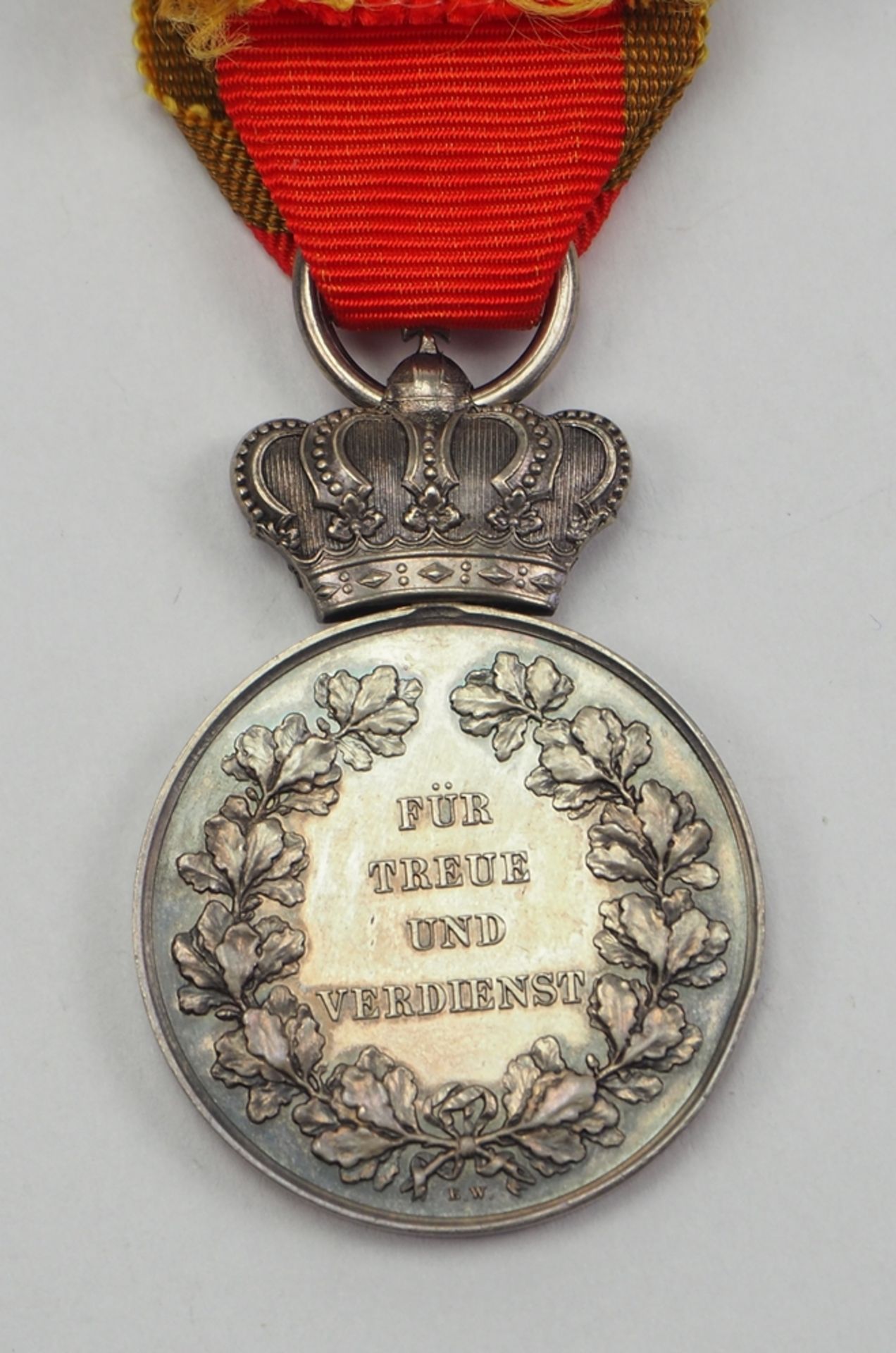 Lippe-Detmold: Silberne Verdienstmedaille 1888. - Image 2 of 2