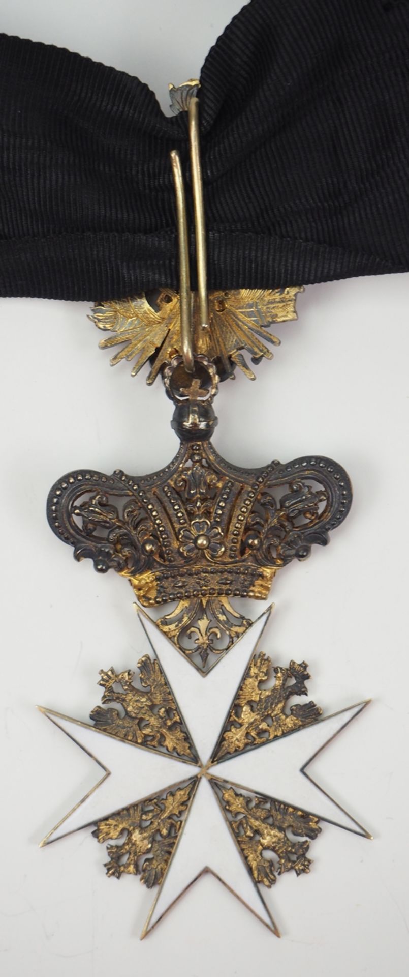 Österreich: Malteser Ritterorden, Ritterordens Protektorat Österreich - Böhmen, Halskreuz der Komtu - Image 3 of 3