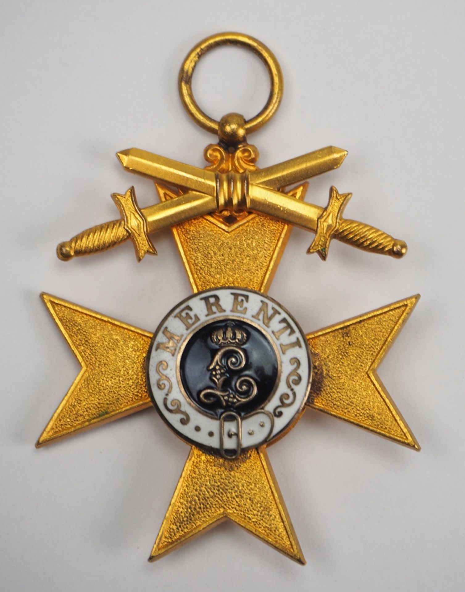 Bayern: Militär-Verdienstkreuz, 1. Klasse mit Schwertern.