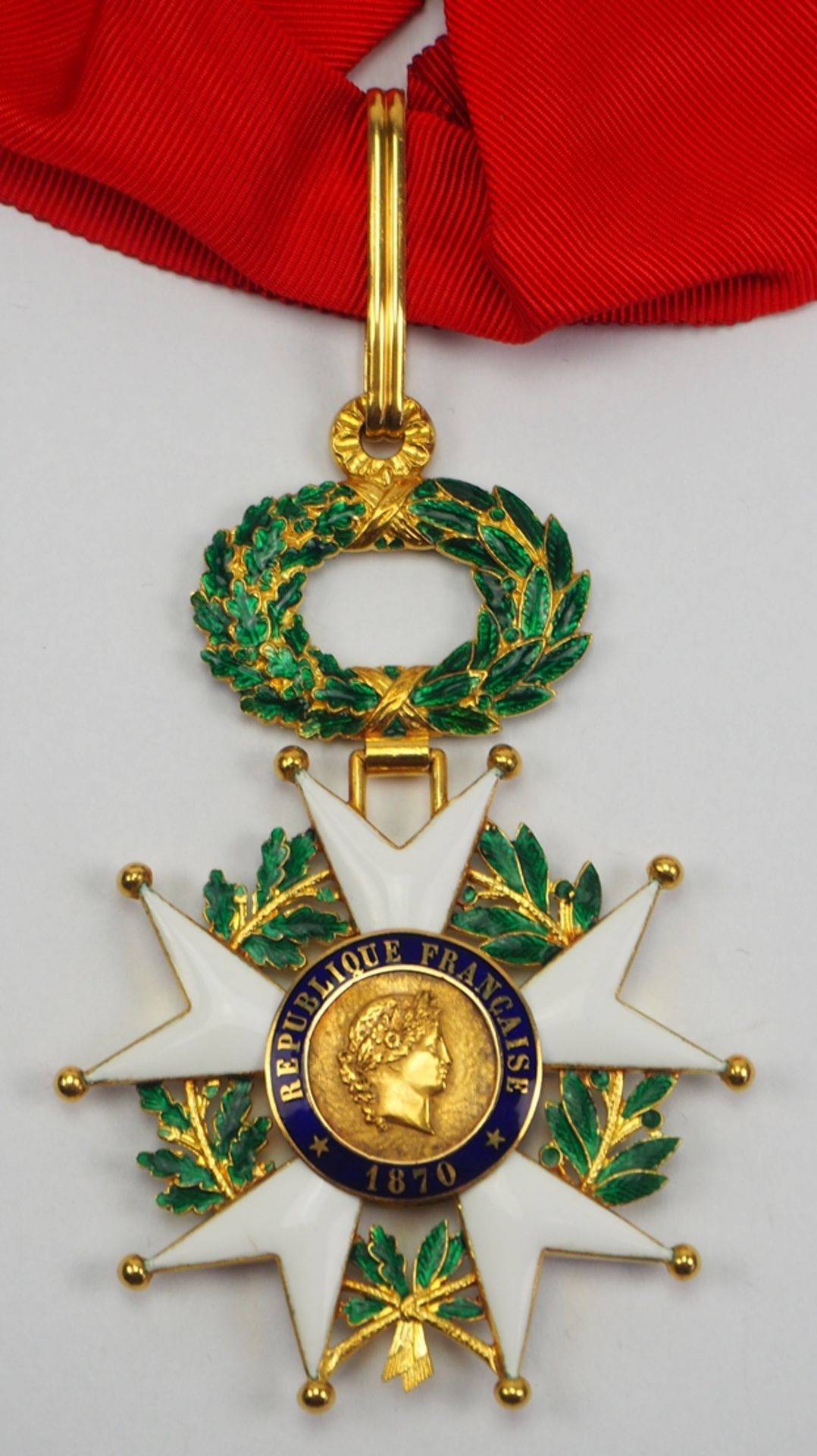 Frankreich: Orden der Ehrenlegion, 9. Modell (1870-1951), Komturkreuz.