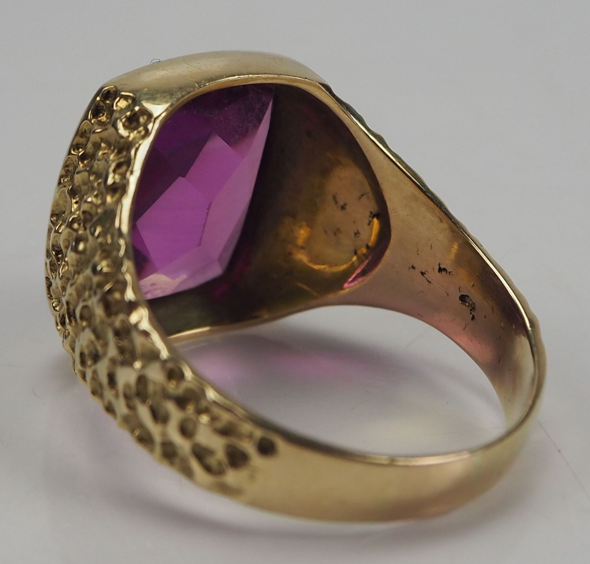 Ring - Amethyst GOLD. - Image 3 of 4