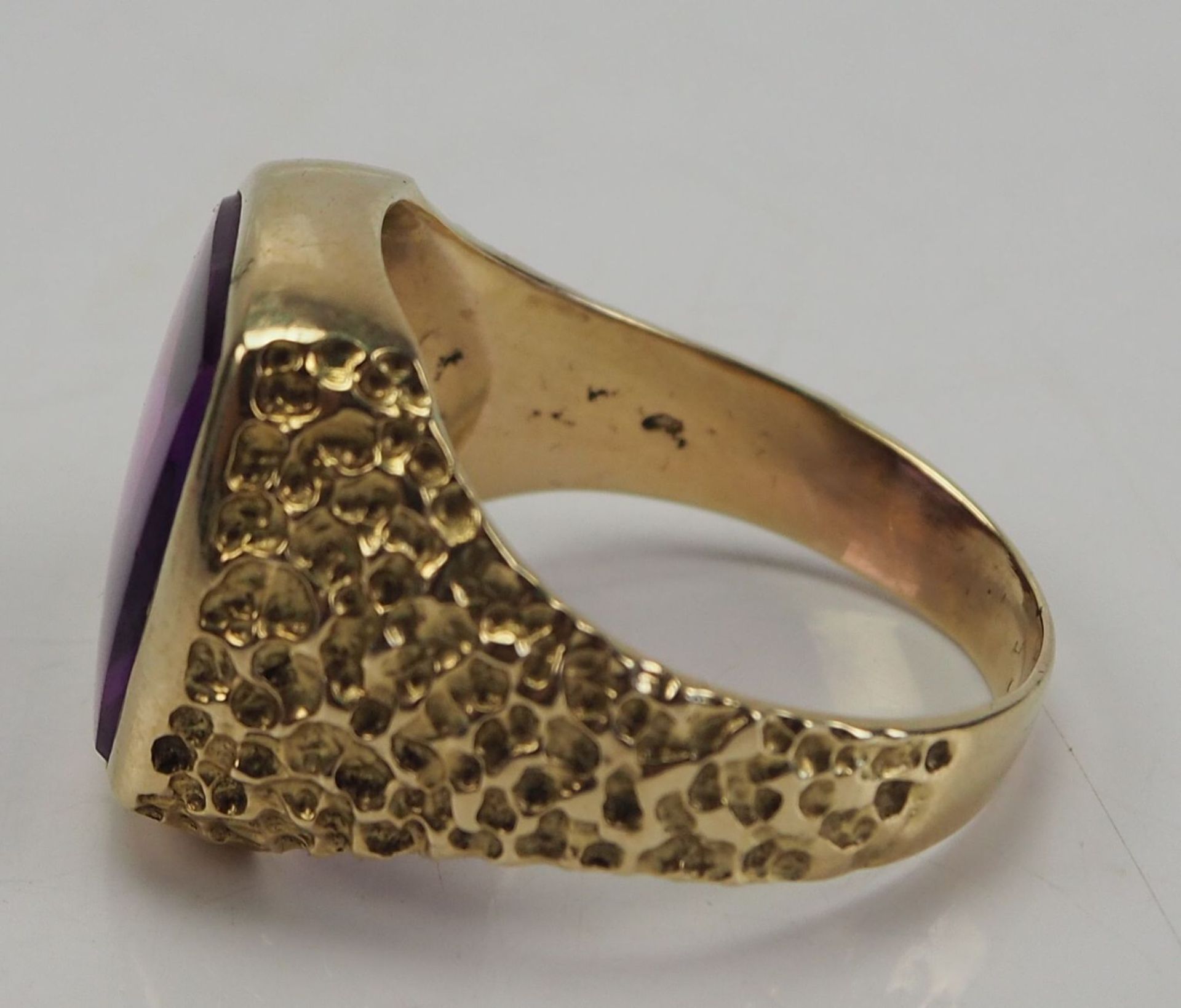 Ring - Amethyst GOLD. - Image 4 of 4