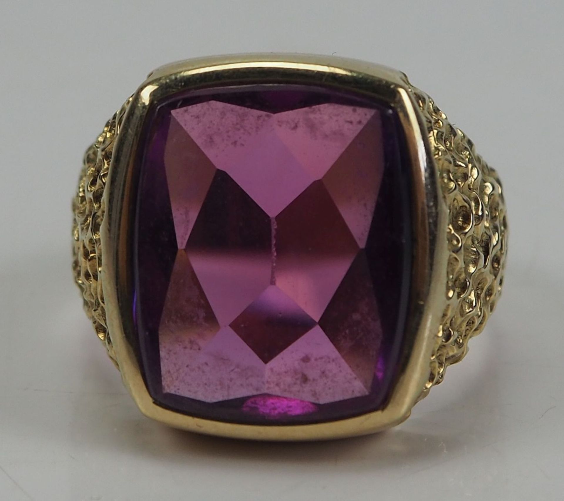 Ring - Amethyst GOLD. - Image 2 of 4