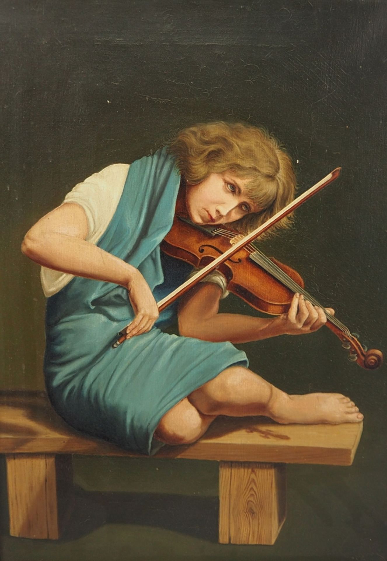 Geigenspielerin.