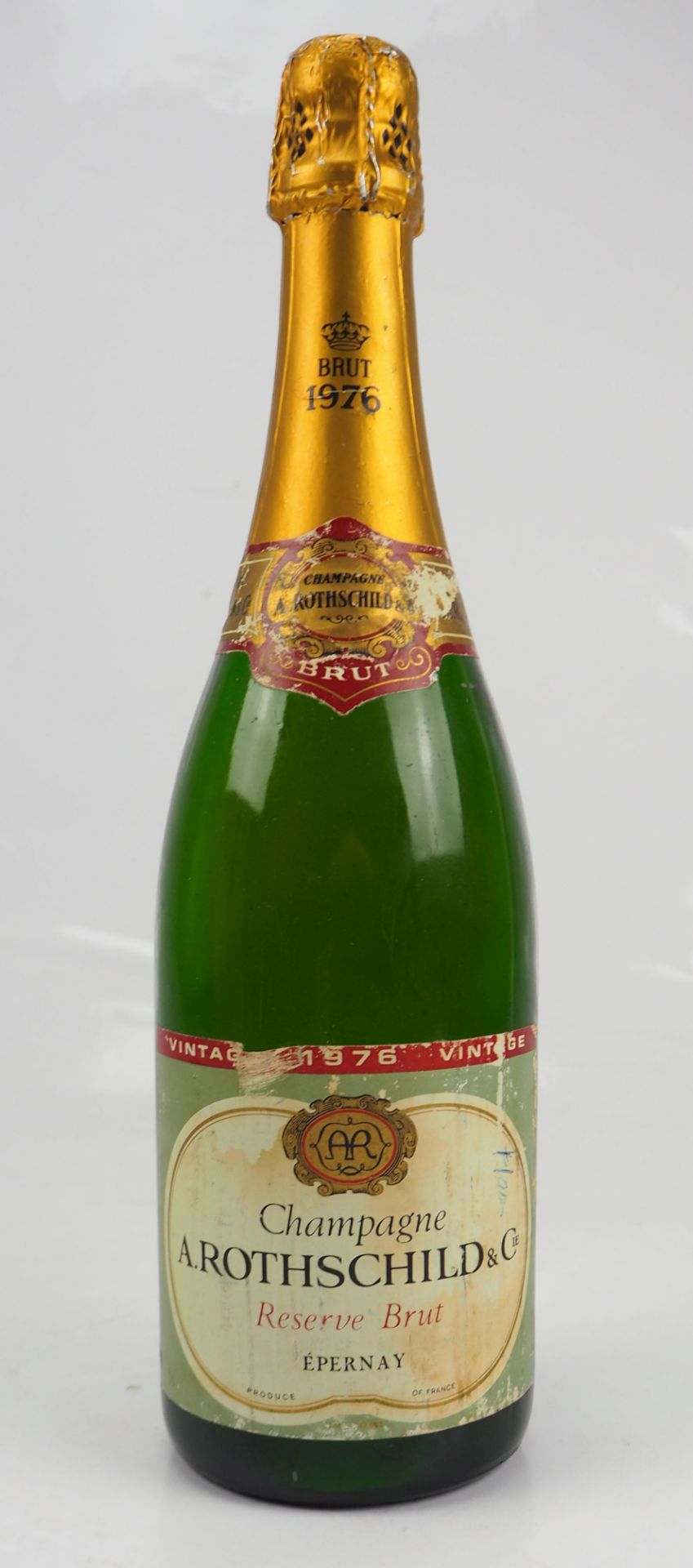 Épernay: Alfred Rothschild et Cie Champagne 1976.
