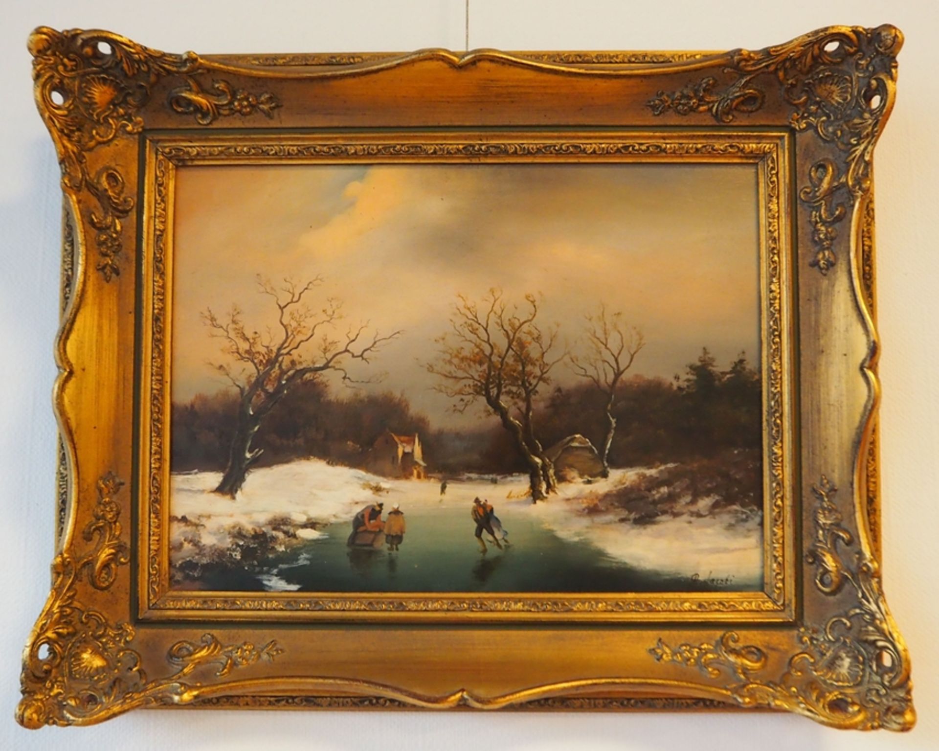 R. Jacobi: 'Winterlandschaft'. - Bild 2 aus 2