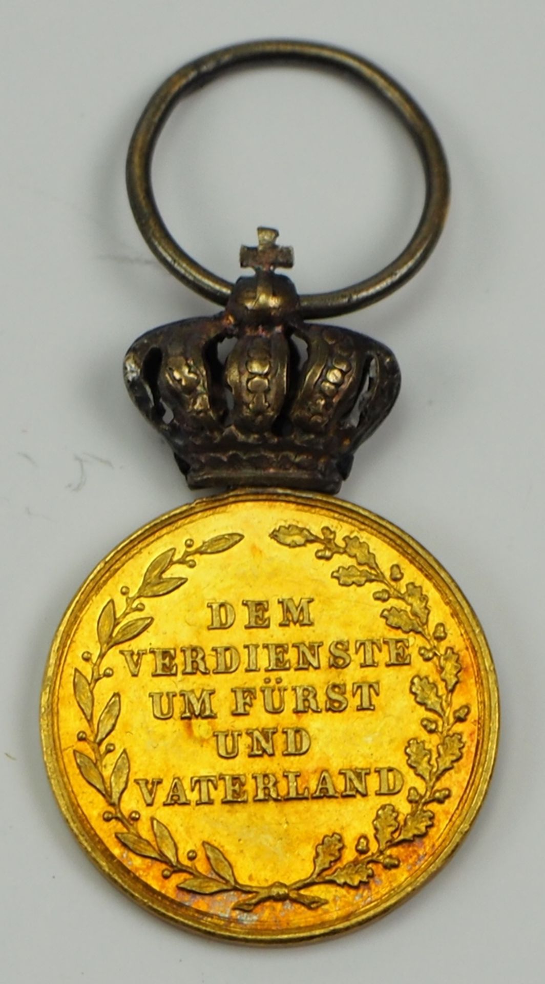 Bayern: Civil-Verdienst-Medaille, in Gold Miniatur. - Image 3 of 3
