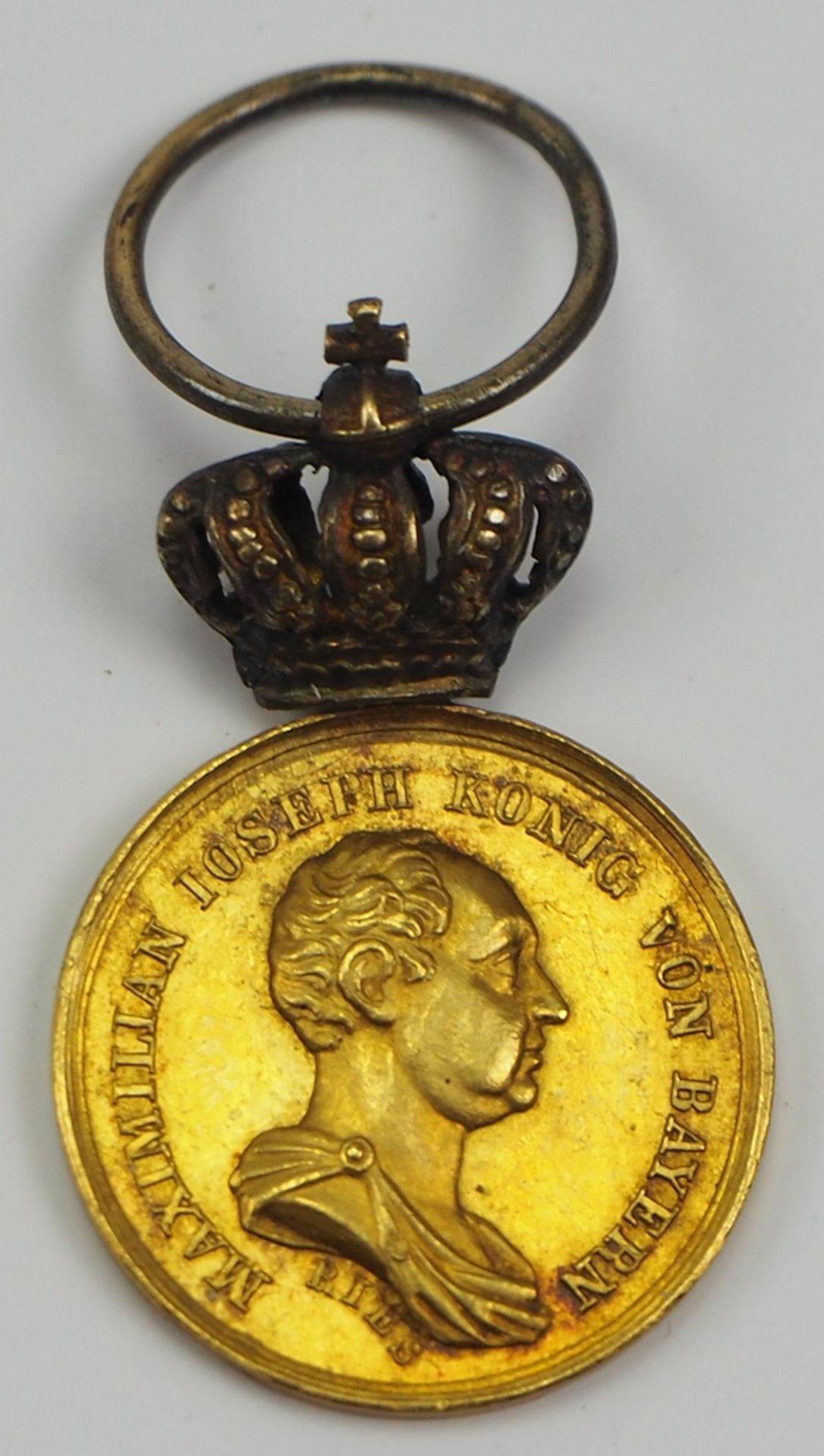 Bayern: Civil-Verdienst-Medaille, in Gold Miniatur.