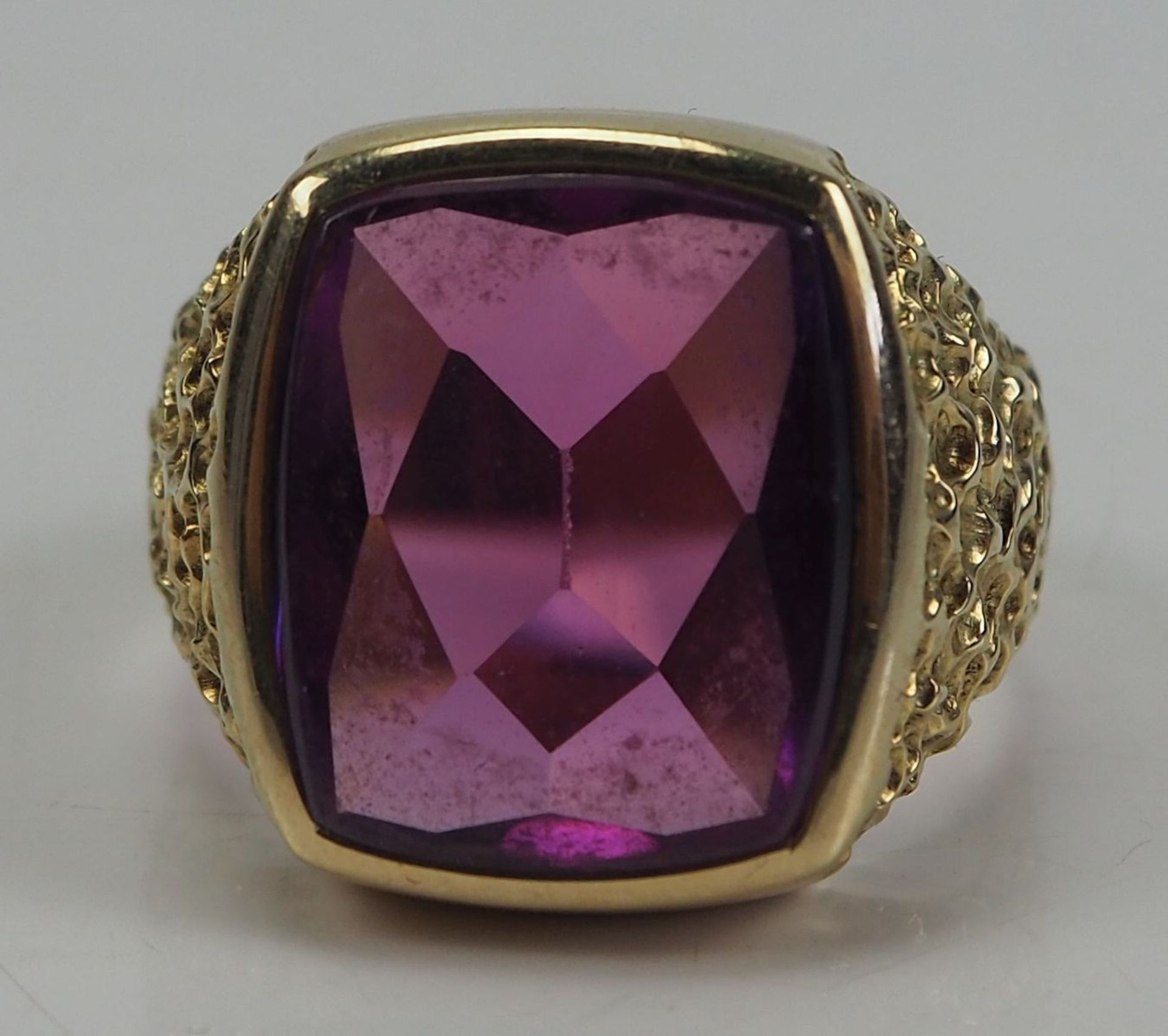 Herrenring - Amethyst GOLD. - Image 2 of 4